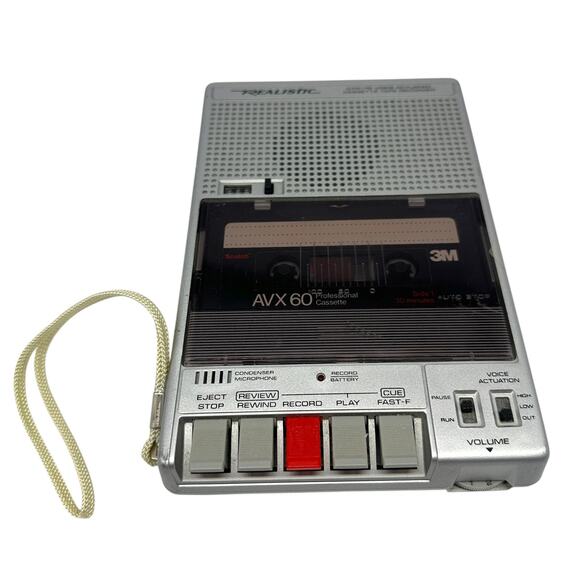 Realistic CTR-75 Voice Activated Cassette Tape Recorder *FOR REPAIR* - Picture 2 of 7